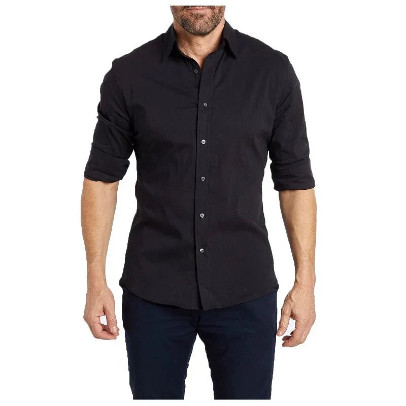 Slim Fit Hemd mit Speziellem Reißverschluss