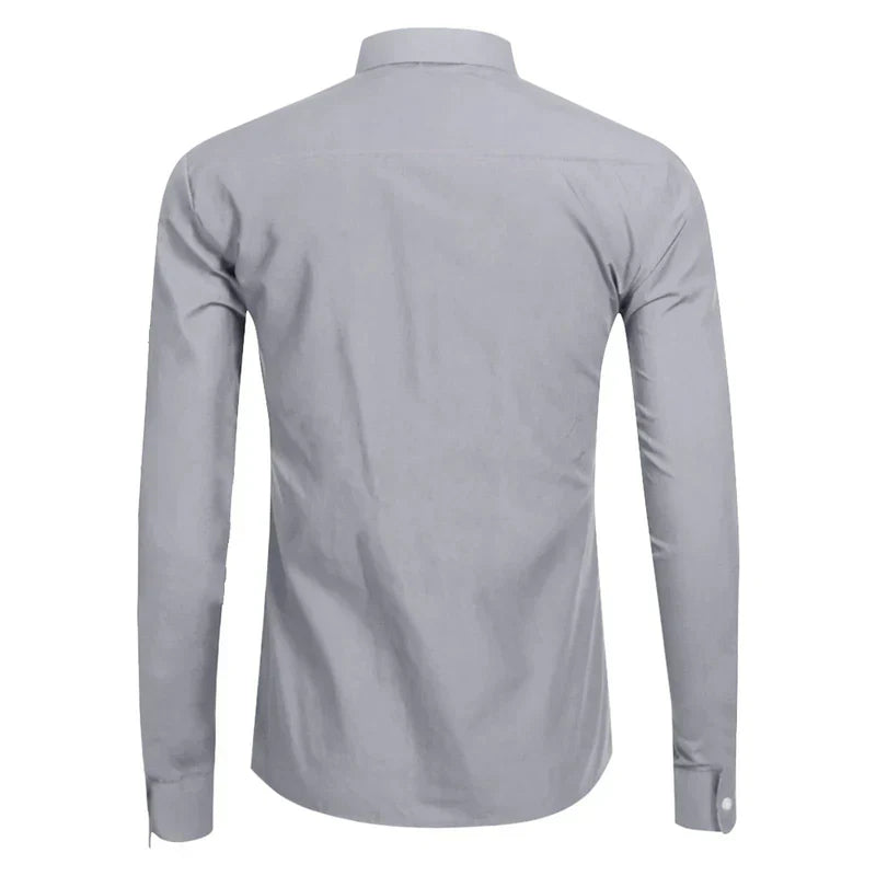 Slim Fit Hemd mit Speziellem Reißverschluss