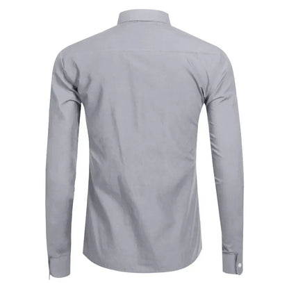Slim Fit Hemd mit Speziellem Reißverschluss