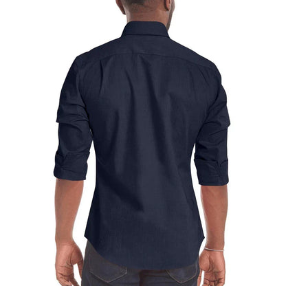 Slim Fit Hemd mit Speziellem Reißverschluss